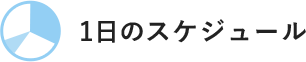 1日のスケジュール