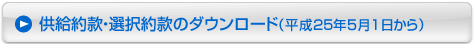 供給約款・選択約款のダウンロード（平成25年5月1日から）