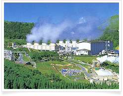 地熱発電所の写真