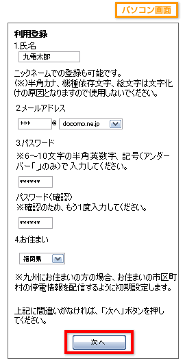メール送受信イメージ図