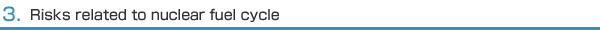 3.Risks related to nuclear fuel cycle