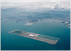 24時間利用が可能な九州唯一の海上空港