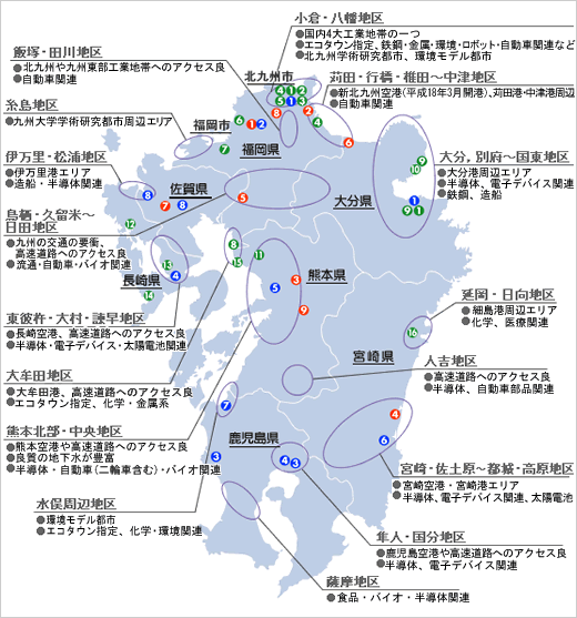 企業立地マップのイメージ