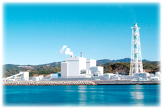 火力発電所の写真