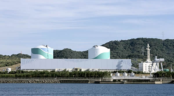 川内原子力発電所外観の写真