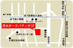 eキッチンスタジオ福岡の地図