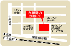 eキッチンOitaの地図