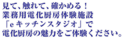 電化厨房の魅力をご体験ください。