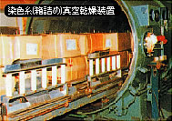 染色糸(箱詰め)真空乾燥装置の写真