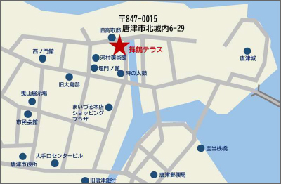 舞鶴テラスの地図