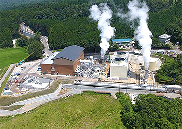 更新後の大岳発電所（８月現在）の写真