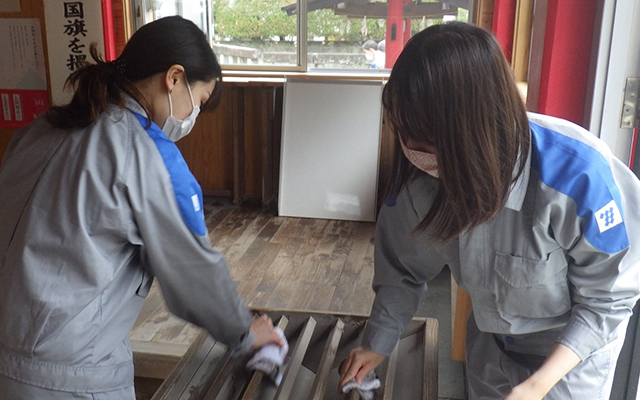 鹿児島県薩摩川内市向田神社清掃ボランティア活動を行いましたのイメージ