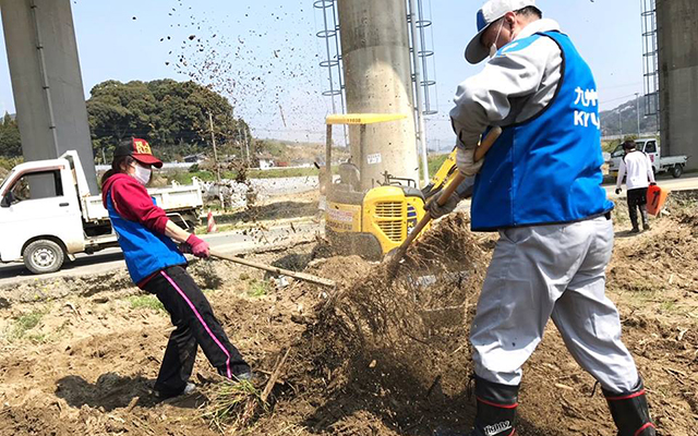 九州北部豪雨災害 農地復旧ボランティアに参加しましたのイメージ