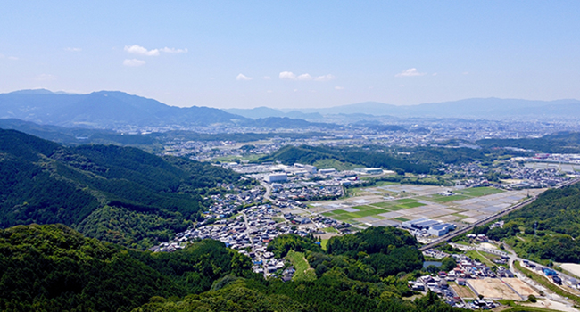 久山町全景の写真