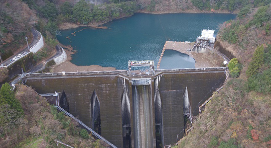諸塚ダムの写真