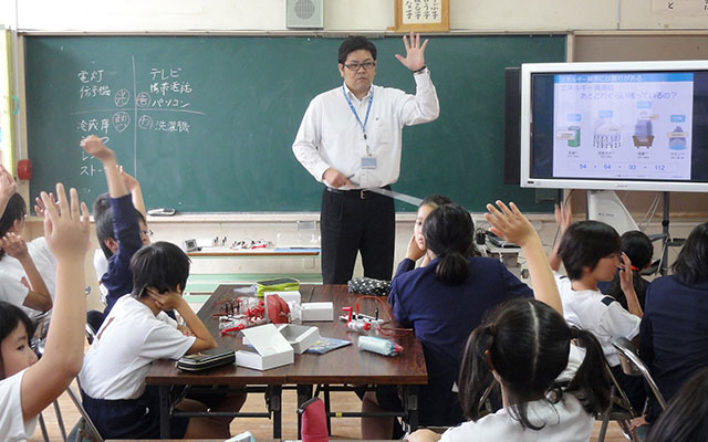 鹿児島支社だより エネルギーについての出前授業のイメージ