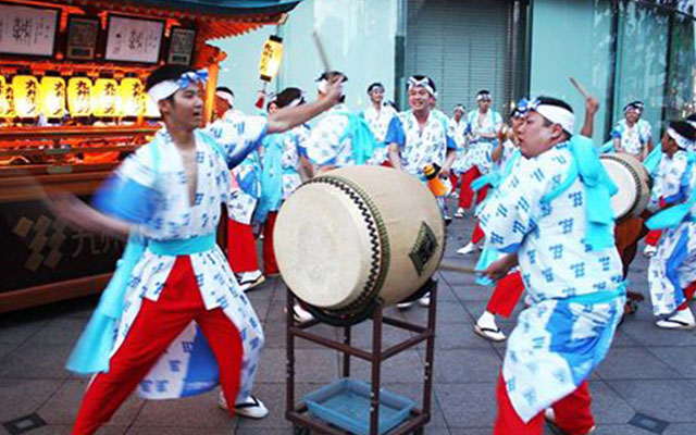 小倉の街に太鼓が響き渡りましたのイメージ