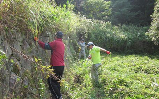 こらぼらQでん「みんなでつくる徳泉川内・里・山・村」のイメージ