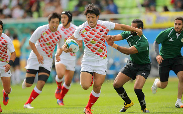 アジア競技大会 金メダリストのラグビー部加藤選手にインタビューのイメージ