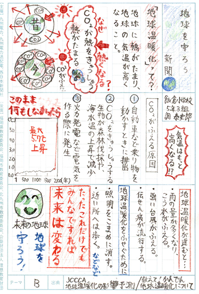 福岡市立飯倉小学校5年 調 泰史郎さん