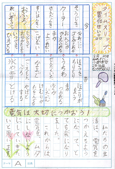 福岡市立美和台小学校2年 長野 優璃さん