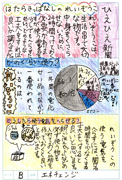 福岡市立照葉北小学校3年 西本 美緒さん