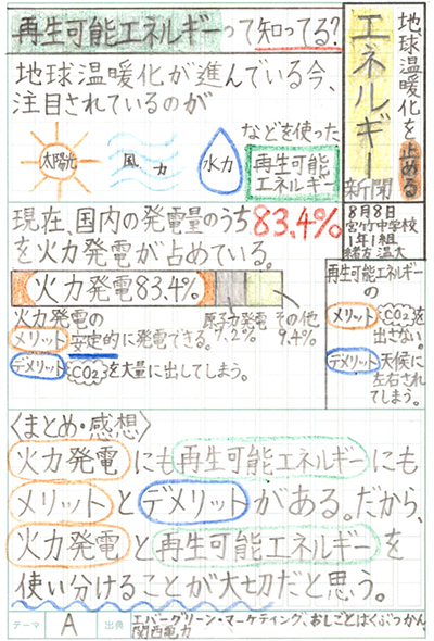 福岡市立宮竹中学校1年 緒方 温大さん