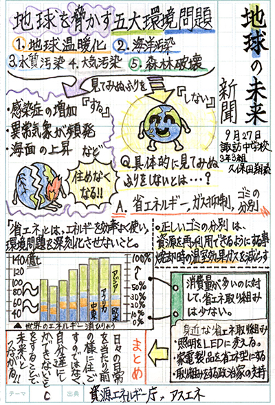 久留米市立諏訪中学校3年 久保田 翔琉さん