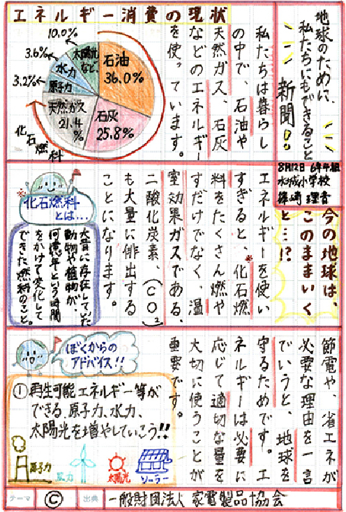 「地球のために、