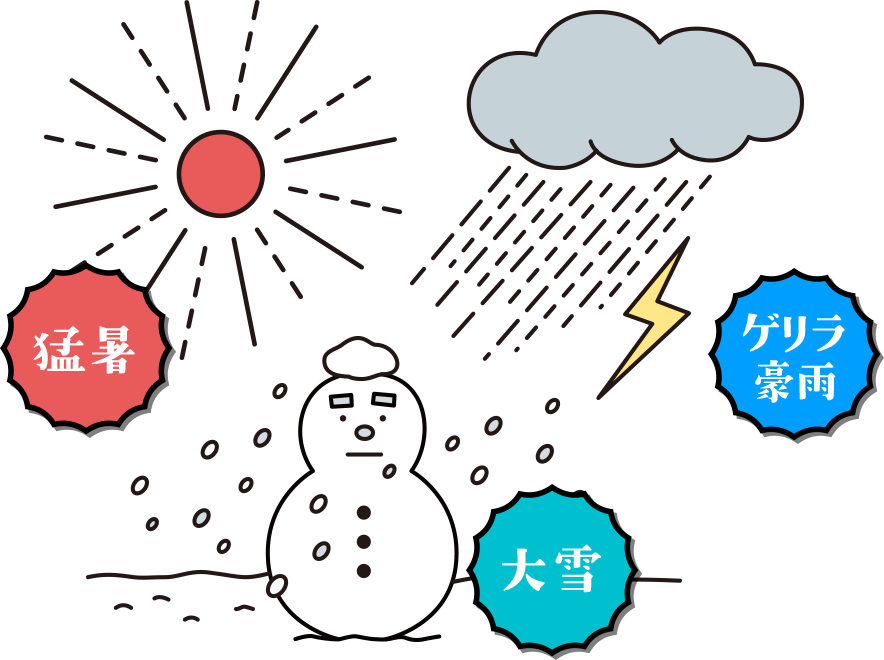 地球温暖化イラスト