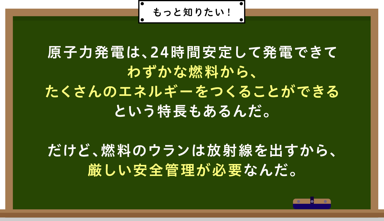 もっと知りたい！