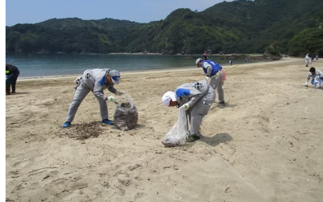 宮崎県延岡市「須美江海水浴場清掃活動」を行いました