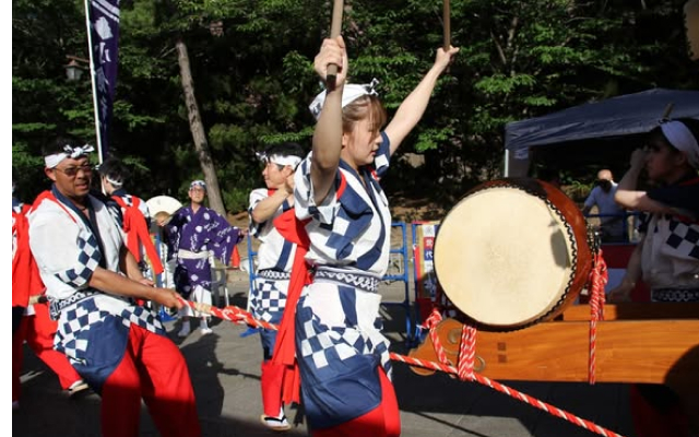 北九州の夏の風物詩「小倉祇園太鼓」に参加しました
