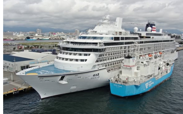 国内初となるクルーズ客船へのLNG燃料供給を実施しました