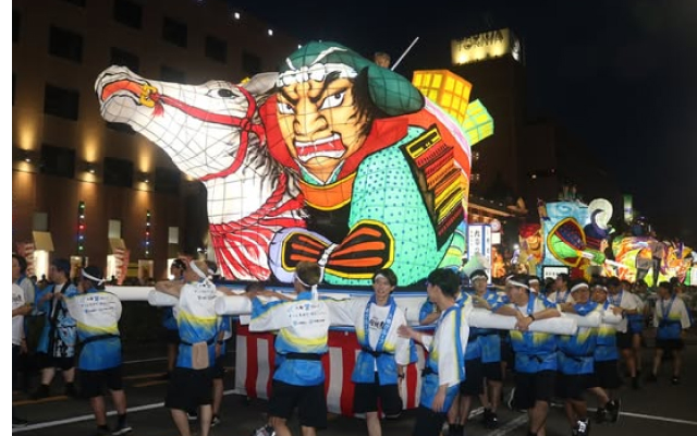 大分七夕まつり　「府内戦紙（ふないぱっちん）」に参加しました