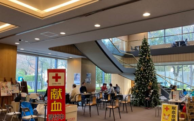 命を救う「献血ボランティア」を行いました