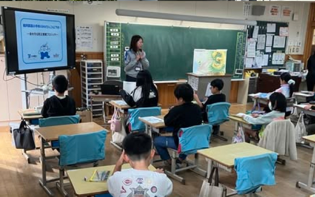 熊本県内の小学校で防災授業を開催しました