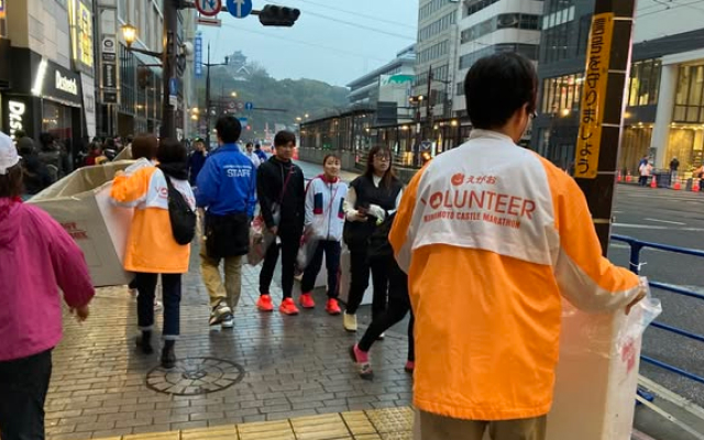 「熊本城マラソン2026」にボランティアとして参加しました