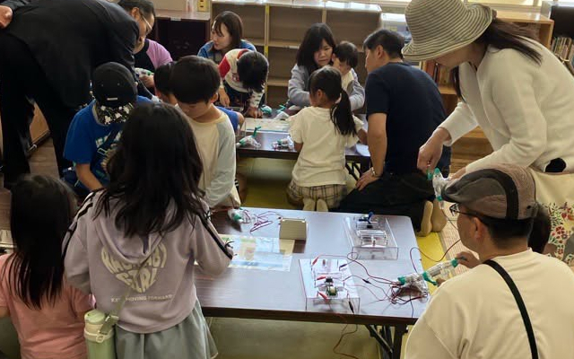 帯山校区防災フェアに参加しました