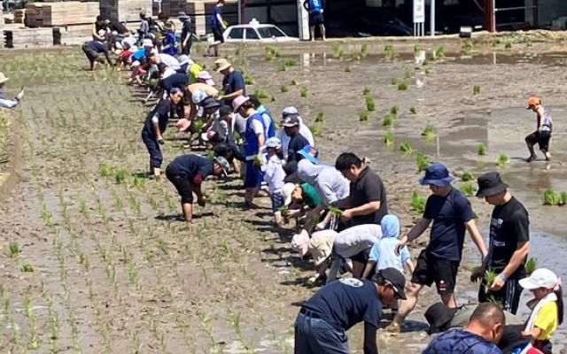  「米作りプロジェクト～田植え～」を開催しました
