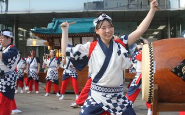 小倉祇園太鼓に参加しました