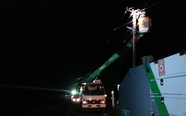 高圧配電線への送電が完了いたしました。のイメージ