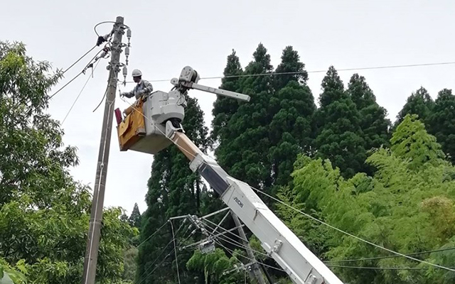 九州地方の大雨に伴い停電が発生しています。のイメージ