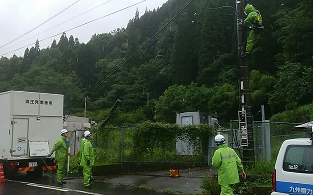 【九州中南部地方の大雨に伴い停電が発生しています。】のイメージ