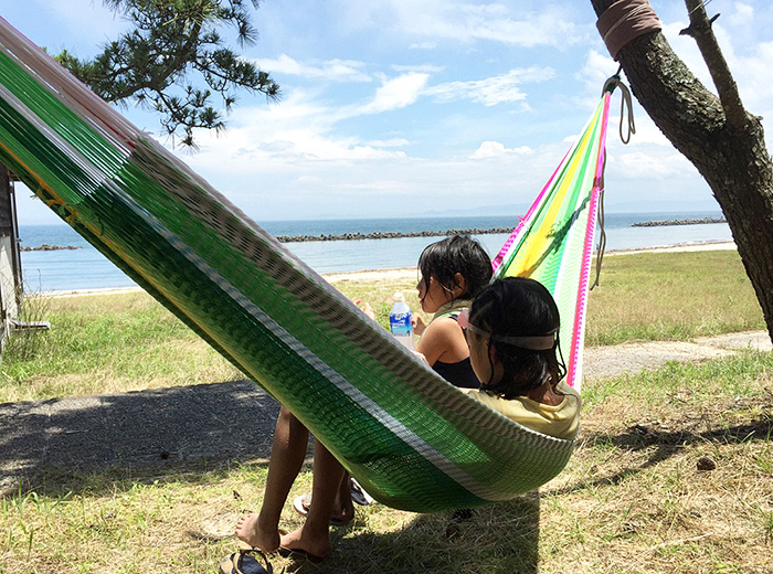 ハンモック体験 500円