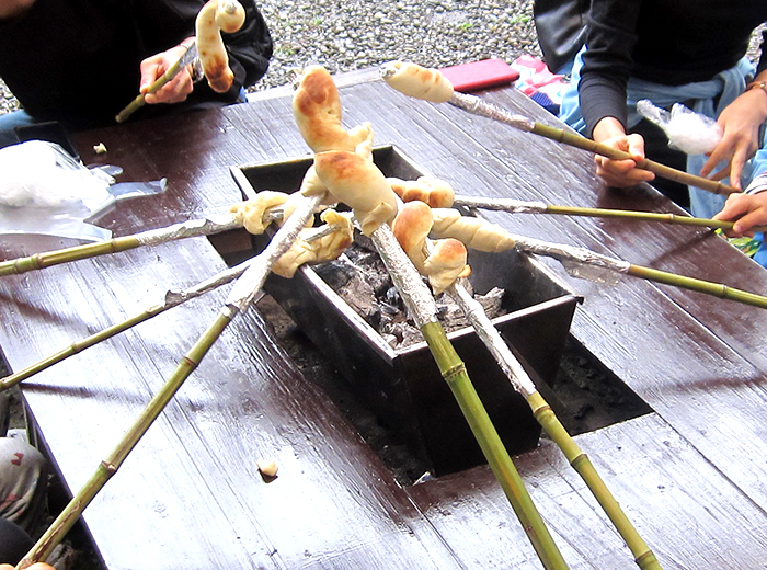 ねじりパン&ポップコーンづくり 100円