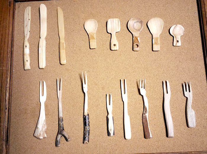 カタキチおじさんの木のフォークづくり 200円