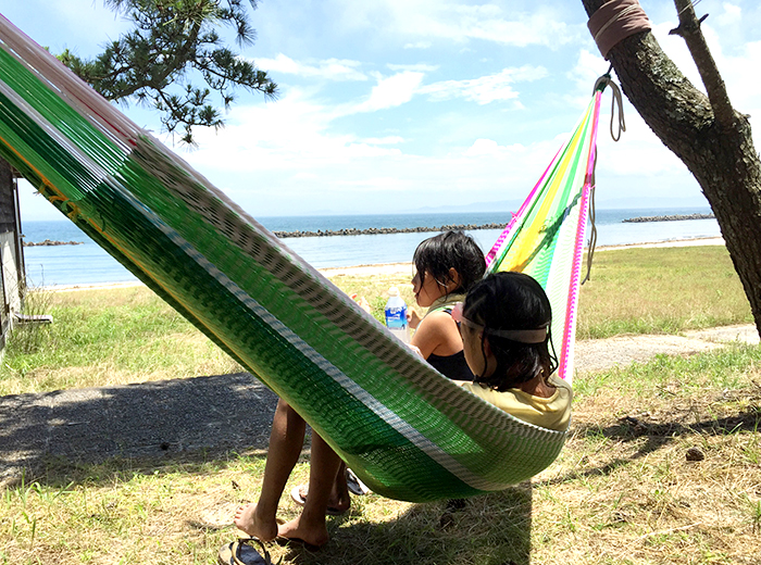 ハンモック体験 540円