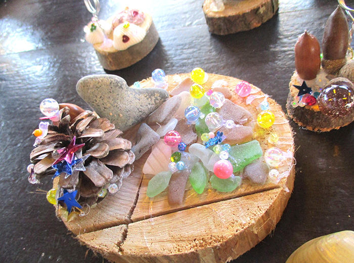 丸太フォトスタンド作り 無料