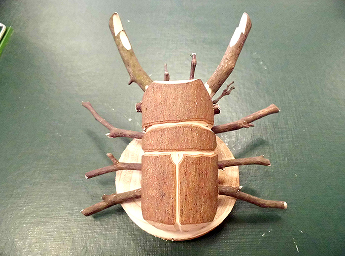 クワガタ虫づくり 300円